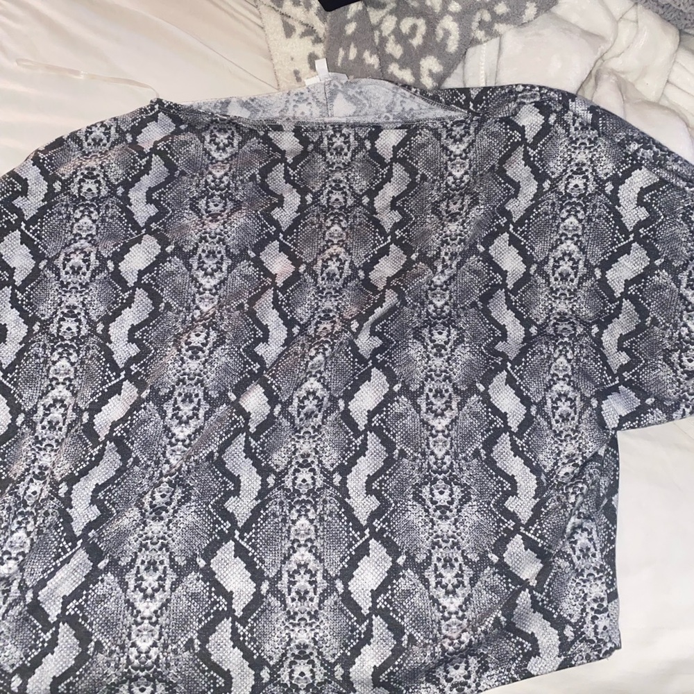 Snake skin top